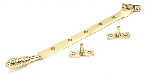 Click Here To Enlarge This Photo Of 46708 From The Anvil Polished Brass 12" Reeded Stay