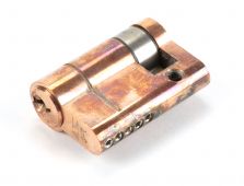 45881 From The Anvil Polished Bronze 35&sol;10 5pin Euro Profile Single Cylinder