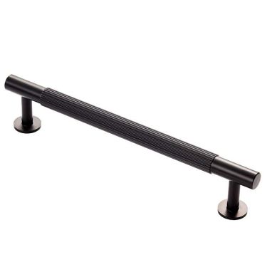 Click Here To Enlarge This Photo Of FTD710CMB - Carlisle Brass Fingertip Design 'Lines' Pull Handle 190mm &lpar;160mm c&sol;c&rpar; Matt Black
