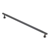 FTD710HMB - Carlisle Brass Fingertip Design 'Lines' Pull Handle 370mm &lpar;320mm c&sol;c&rpar; Matt Black