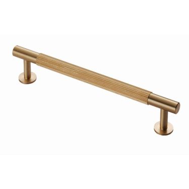 Click Here To Enlarge This Photo Of FTD710CSB - Carlisle Brass Fingertip Design 'Lines' Pull Handle 190mm &lpar;160mm c&sol;c&rpar; Satin Brass