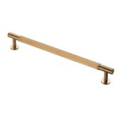 FTD710ESB - Carlisle Brass Fingertip Design 'Lines' Pull Handle 274mm &lpar;224mm c&sol;c&rpar; Satin Brass