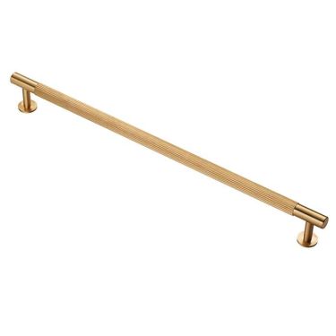 Click Here To Enlarge This Photo Of FTD710HSB - Carlisle Brass Fingertip Design 'Lines' Pull Handle 370mm &lpar;320mm c&sol;c&rpar; Satin Brass