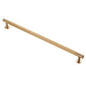 FTD710HSB - Carlisle Brass Fingertip Design 'Lines' Pull Handle 370mm &lpar;320mm c&sol;c&rpar; Satin Brass
