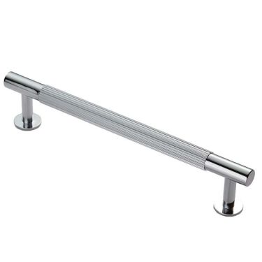 Click Here To Enlarge This Photo Of FTD710CCP - Carlisle Brass Fingertip Design 'Lines' Pull Handle 190mm &lpar;160mm c&sol;c&rpar; Polished Chrome