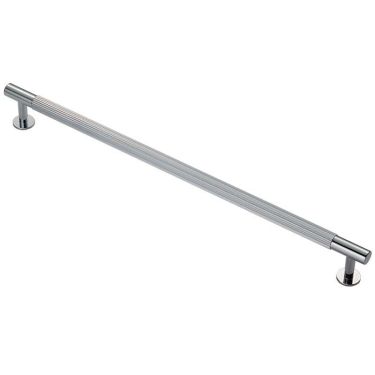 Click Here To Enlarge This Photo Of FTD710HCP - Carlisle Brass Fingertip Design 'Lines' Pull Handle 370mm &lpar;320mm c&sol;c&rpar; Polished Chrome