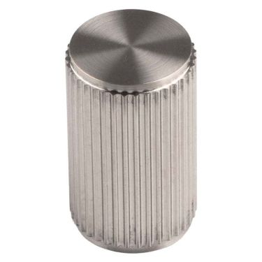 Click Here To Enlarge This Photo Of FTD712SN - Carlisle Brass Fingertip Design 'Lines' Knob 18mm dia &lpar;30mm projection&rpar; Satin Nickel