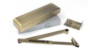 50107 From The Anvil Aged Brass Size 2-5 Overhead Door Closer & Cover