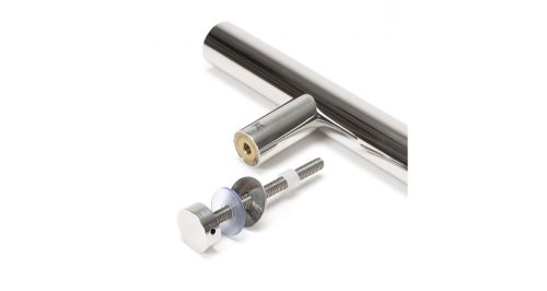 Click Here To Enlarge This Photo Of 50243 From The Anvil Polished SS &lpar;316&rpar; 900mm T Bar Handle Bolt Fix 32mm dia&period;