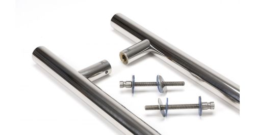 Click Here To Enlarge This Photo Of 50244 From The Anvil Polished SS &lpar;316&rpar; 900mm T Bar Handle B2B Fix 32mm dia&period;
