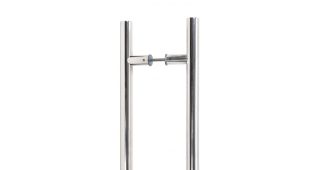 50253 From The Anvil Polished SS &lpar;316&rpar; 1800mm T Bar Handle B2B Fix 32mm dia&period;