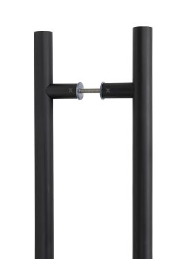 Click Here To Enlarge This Photo Of 50265 From The Anvil Matt Black SS &lpar;316&rpar; 1500mm T Bar Handle B2B Fix 32mm dia&period;