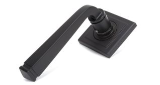 46092 From The Anvil Aged Bronze Avon Round Lever on Rose Set &lpar;Square&rpar;