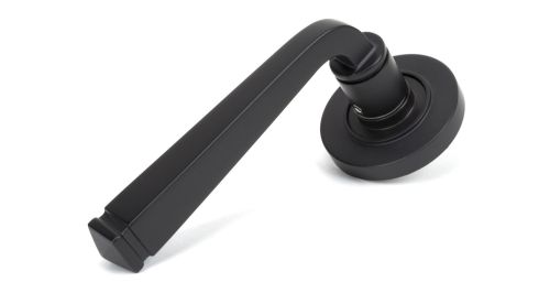 Click Here To Enlarge This Photo Of 50057 From The Anvil Aged Bronze Avon Round Lever on Rose Set &lpar;Plain&rpar; - Unsprung