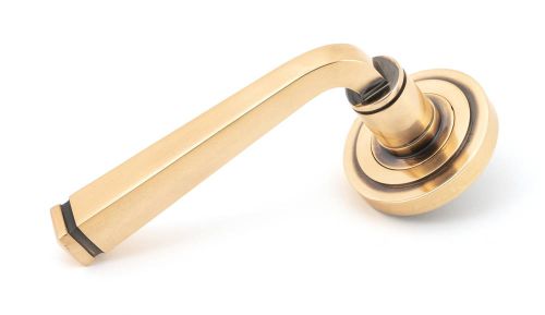 Click Here To Enlarge This Photo Of 50062 From The Anvil Polished Bronze Avon Round Lever on Rose Set &lpar;Art Deco&rpar; - Unsprung