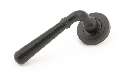 Click Here To Enlarge This Photo Of 46082 From The Anvil Aged Bronze Hammered Newbury Lever on Rose Set &lpar;Art Deco&rpar;