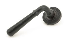 46083 From The Anvil Aged Bronze Hammered Newbury Lever on Rose Set &lpar;Beehive&rpar;