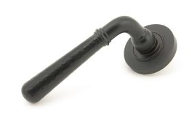 50049 From The Anvil Aged Bronze Hammered Newbury Lever on Rose Set &lpar;Plain&rpar; - Unsprung