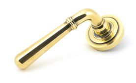 50018 From The Anvil Aged Brass Newbury Lever on Rose Set &lpar;Art Deco&rpar; - Unsprung
