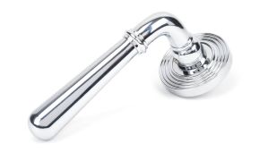46055 From The Anvil Polished Chrome Newbury Lever on Rose Set &lpar;Beehive&rpar;
