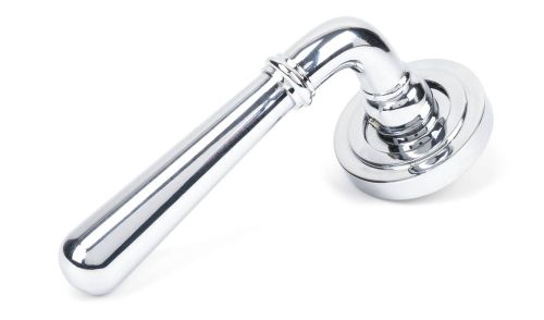 Click Here To Enlarge This Photo Of 50022 From The Anvil Polished Chrome Newbury Lever on Rose Set &lpar;Art Deco&rpar; - Unsprung