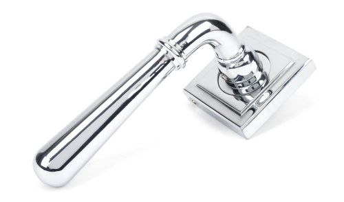Click Here To Enlarge This Photo Of 50024 From The Anvil Polished Chrome Newbury Lever on Rose Set &lpar;Square&rpar; - Unsprung