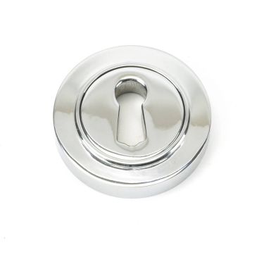 Click Here To Enlarge This Photo Of 45687 From The Anvil Polished Chrome Round Escutcheon &lpar;Plain&rpar;
