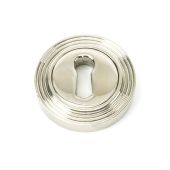 45693 From The Anvil Polished Nickel Round Escutcheon &lpar;Beehive&rpar;