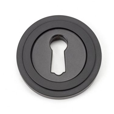 Click Here To Enlarge This Photo Of 46114 From The Anvil Aged Bronze Round Escutcheon &lpar;Art Deco&rpar;