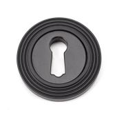 46115 From The Anvil Aged Bronze Round Escutcheon &lpar;Beehive&rpar;