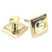 45734 From The Anvil Aged Brass Round Thumbturn Set &lpar;Square&rpar;