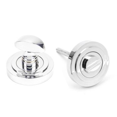 Click Here To Enlarge This Photo Of 45736 From The Anvil Polished Chrome Round Thumbturn Set &lpar;Art Deco&rpar;