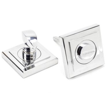 Click Here To Enlarge This Photo Of 45738 From The Anvil Polished Chrome Round Thumbturn Set &lpar;Square&rpar;