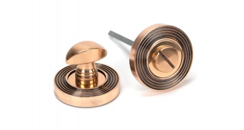 Click Here To Enlarge This Photo Of 46111 From The Anvil Polished Bronze Round Thumbturn Set &lpar;Beehive&rpar;
