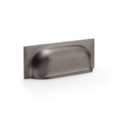 AW905DBZPVD - Alexander & Wilks Quantock Cup Pull Handle - Dark Bronze PVD - 96mm c&sol;c