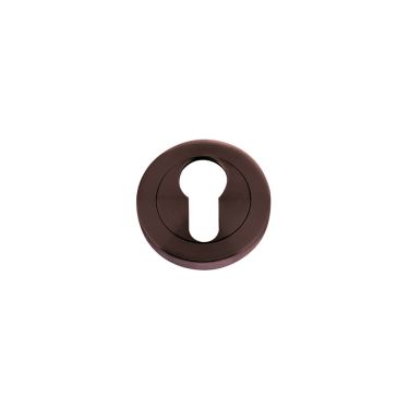 Click Here To Enlarge This Photo Of ZPZ001-ETB - Zoo Hardware Stanza Euro Profile Escutcheon &lpar;50mm dia&rpar; Etna Bronze &lpar;Designer Range&rpar;