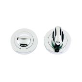 ZPZ004PN - Zoo Hardware Stanza Turn and Release &lpar;50mm dia&rpar; Polished Nickel &lpar;Designer Range&rpar;