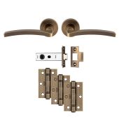 UDP009AB&sol;INTB - Carlisle Brass 'Tavira' Ultimate Door Pack - Antique Brass