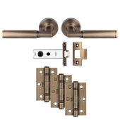 UDP006AB&sol;INTB - Carlisle Brass 'Belas' Ultimate Door Pack - Antique Brass