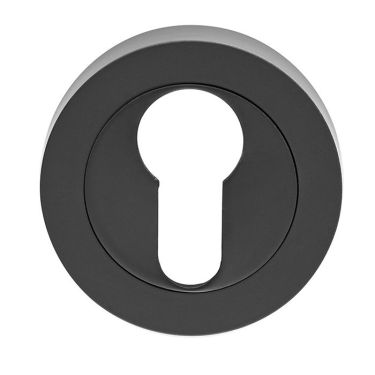 Click Here To Enlarge This Photo Of GK4001MB  - Carlisle Brass Euro Profile Escutcheon 52mm x 8mm Matt Black