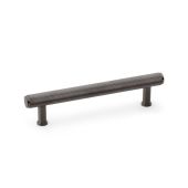 AW809-128-DBZPVD - Alexander & Wilks Crispin Knurled T-Bar Cupboard Pull Handle - Dark Bronze PVD - 128mm Centres
