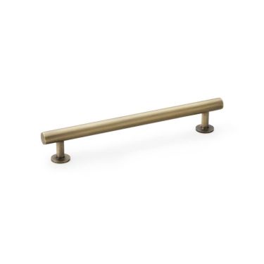 Click Here To Enlarge This Photo Of AW814-160-AB - Alexander & Wilks Round T-Bar Cabinet Pull Handle - Antique Brass - 160mm Centres
