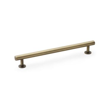 Click Here To Enlarge This Photo Of AW814-192-AB - Alexander & Wilks Round T-Bar Cabinet Pull Handle - Antique Brass - 192mm Centres