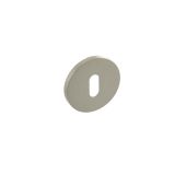 Atlantic - MHSRKSN Millhouse Brass Key Escutcheons on 5mm Slimline Round Rose - Satin Nickel