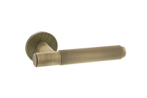 Click Here To Enlarge This Photo Of Atlantic - MHSR100YB Millhouse Brass 'Crompton' Designer Lever on 5mm Slimline Round Rose - Yester Bronze