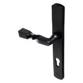 DuraTique&comma; 92mm Multipoint Lock Villand Lever Handles - Stainless Steel Black Antique Finish 44-68mm &lpar;CO7100C-TMB&rpar;