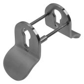 BLU Performance Contemporary Euro Cylinder Pull&comma; Back to back&comma; Up to 75mm Door Thickness&comma; 316 Satin Stainless Steel &lpar;CP50-SSS&rpar;