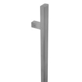 BLU Performance Inline Rectangular 'T' Bar Pull Handle&comma; 400mm&comma; Secret Fix for Aluminium doors&comma; G316 Satin Stainless Steel &lpar;HAB15-KIT-400-SA-SSS&rpar;