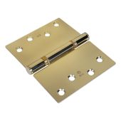 BLU Performance Projection Hinge Square Corner&comma; 125mm x 102 x 3mm&comma; 316 Stainless Steel in a PVD Polished Brass Finish &lpar;HQ45-PPB&rpar;