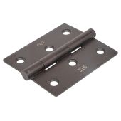 BLU Performance Slim Knuckle Door and Window Hinge Square Corner&comma; 76 x 66 x 2mm&comma; 316 Stainless Steel in a Oil Rubbed Bronze &lpar;HY3-ORB&rpar;